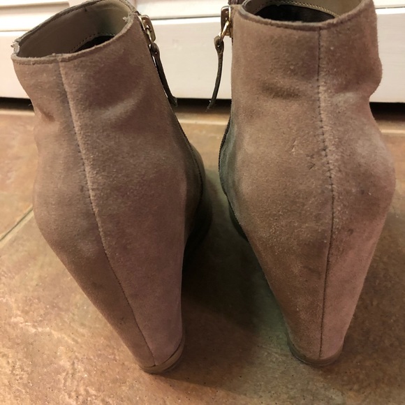 Dolce Vita Leather & Suede platform ankle boots - Picture 4 of 8